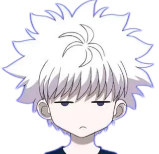 😐 02d57d58 Killua Zoldyck Hunter x Hunter Anime, Hunter x Hunter, Killua, Zoldyck, Sticker telegram sticker