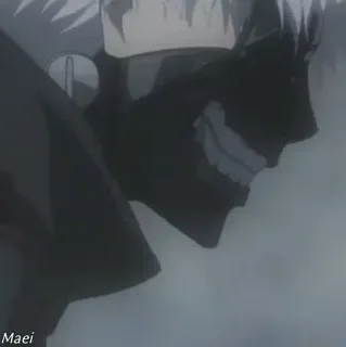 😈 771180ff Ken Kaneki Tokyo Ghoul Anime, Manga, Tokyo Ghoul, Ken Kaneki, Sombre, Goule, Horreur telegram sticker