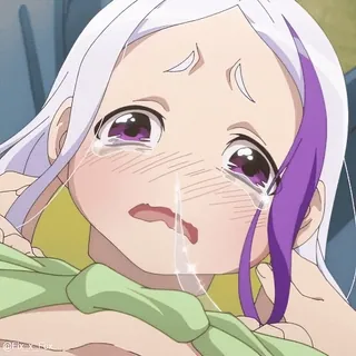 😭 a069b746 anime, crying, sad, girl, tears, emotional telegram sticker