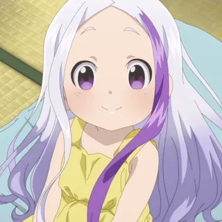 😄 f9df4b65 anime, child, cartoon, girl, cute, smile telegram sticker