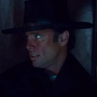 🎗 82962361 Western, Uomo, Cappello, Cowboy, Ritratto telegram sticker