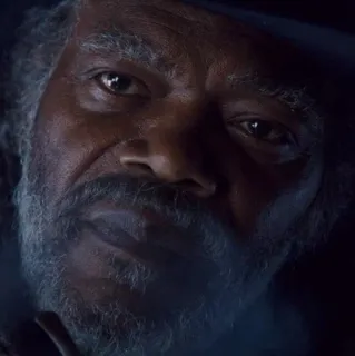 🎗 efb83e72 Samuel L. Jackson attore, uomo, vecchio, faccia, ritratto telegram sticker