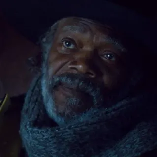 🎗 f259d9c4 Samuel L. Jackson attore, celebrità, film, sciarpa, ritratto telegram sticker