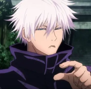 💔 be5879fb Gojo Satoru Jujutsu Kaisen アニメ, 五条悟, 呪術廻戦, キャラクター, ファンアート, 五条, 悟 telegram sticker