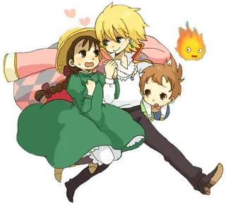 Ходячий замок (@I_AM_ARTIST) telegram stickers