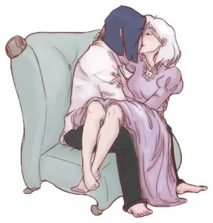 Ходячий замок (@I_AM_ARTIST) whatsapp stickers