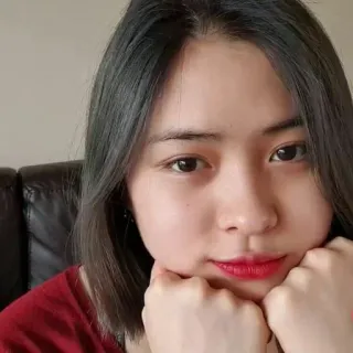 🥣 dc71f1ef potret, wanita, orang, wajah, kecantikan telegram sticker