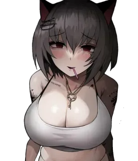 😍 6f8eced3 anime, woman, cartoon, character, girl telegram sticker