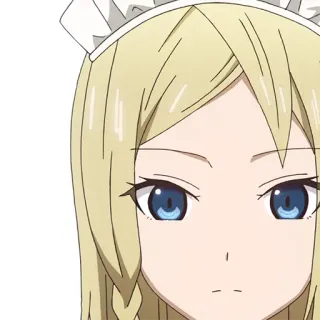 😐 0eecc53f Anime, Maid, Schattig, Meisje telegram sticker