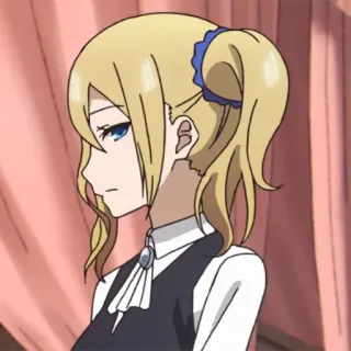 😒 4c87b5ff Ai Hayasaka Kaguya-sama: Love Is War Anime, Blond, Vlechtjes, Hayasaka, Kaguya-sama telegram sticker