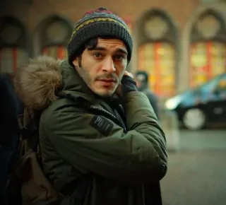 😳 bb577a5e 男性, 冬, ジャケット, 帽子, ストリート telegram sticker