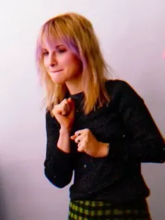 ❤️‍🔥 4157192b Hayley Williams женщина, блондинка, певица, paramore telegram sticker