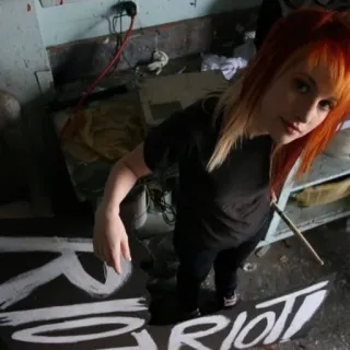 ❤️‍🔥 d55281d8 RIOT! музыка, альбом, paramore, riot telegram sticker