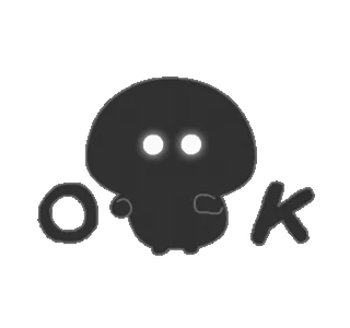 👍 dc9b1efa OK ok, Gebaar, Meme, Personage telegram sticker