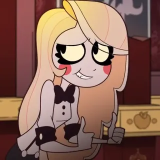 👍 1e1426fb Charlie Morningstar Hazbin Hotel Phim hoạt hình, Ác quỷ, Khách sạn, Hazbin Hotel, Charlie Morningstar telegram sticker