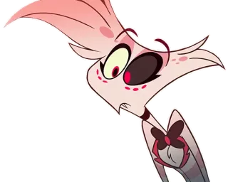 ๐ง 5ce8f2ca Angel Dust Hazbin Hotel demon, spider, cartoon, animated, hazbin hotel telegram sticker