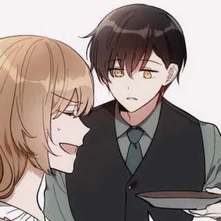 💸 ca911444 Anime, Kartun, Orang, Karakter, Pasangan whatsapp sticker