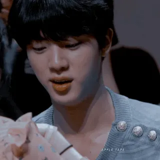 🇨🇾 56d4b249 APPLE TAPE person, kpop, celebrity, male, entertainment whatsapp sticker