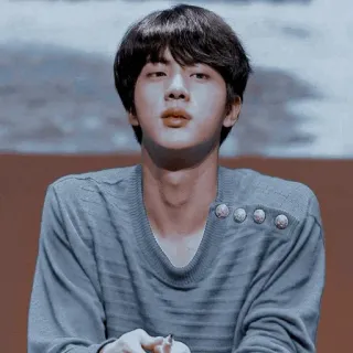 ⚜ b1287e39 Jin K-pop, idol, singer, BTS, celebrity, music whatsapp sticker