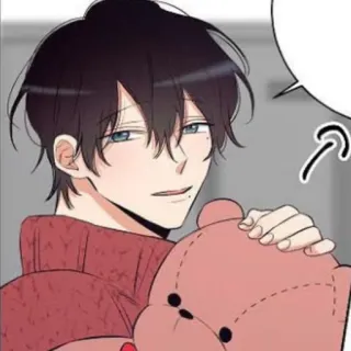 🖇 3816d4a5 애니메이션, 남자, 테디베어, 귀여운, 카와이, 캐릭터, 만화 whatsapp sticker