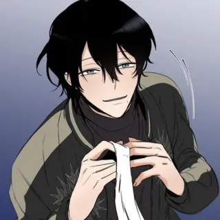 🌚 7b389ac9 애니메이션, 만화, 만화영화, 캐릭터, 능글, 제스처 whatsapp sticker