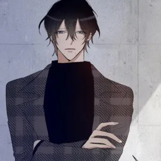 🖇 7ec6ecb8 남자, 정장, 패션, 애니메이션, 만화, 캐릭터 whatsapp sticker