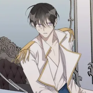 🎠 07f2176d 男人, 制服, 动漫, 漫画, 角色, 白色, 服装 telegram sticker