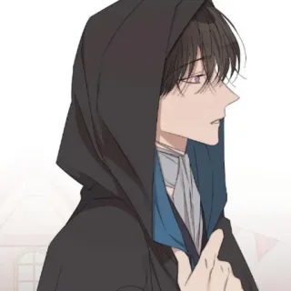 🌝 e78ed822 动漫, 角色, 连帽衫, 男性, 艺术 telegram sticker