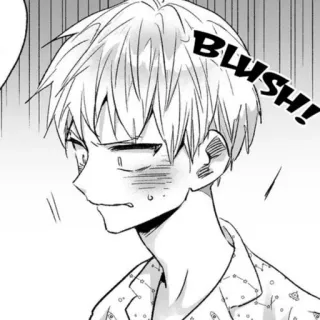 🎡 a913b855 BLUSH! arrossendo, anime, manga, espressione, carino, timido telegram sticker