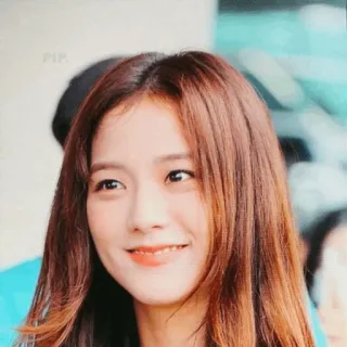🏷 7f31f6df Jisoo женщина, портрет, K-Pop, айдол, певица, знаменитость whatsapp sticker