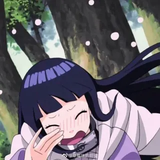 💎 b4c26d9c Hinata Hyuga Naruto 莹吞儿的甜饼 Anime, Mangá, Personagem, Fanart whatsapp sticker