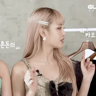 🌸 c46f1149 혼돈의 女性, 时尚, 珍珠, 发夹, 服装, 风格 telegram sticker