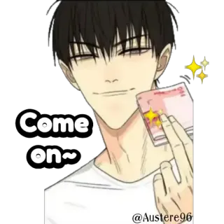 🚬 5f204c02 Come on~ Anime, Manga, Gelb, Gesicht telegram sticker