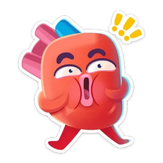 Heart telegram stickers