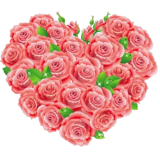 ❤ a60f4c17 mawar, hati, bunga, cinta, floral, buket mawar whatsapp sticker