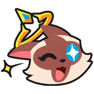 😺 e1d1b0a3 kucing, kartun, emoji, lucu, senang, stiker whatsapp sticker