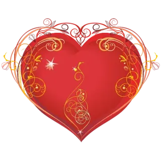 ❤️ 2c357776 hati, cinta, valentine, berornamen, dekoratif telegram sticker