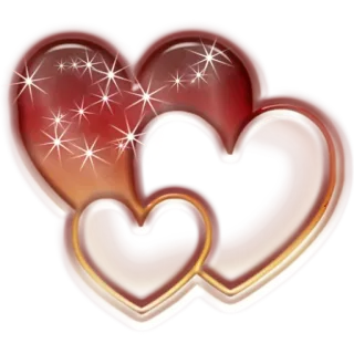 🤎 39a5274f hati, cinta, berkilau, romantis, valentine, transparan telegram sticker