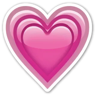 💗 80f8c062 hati, cinta, merah muda, valentine, emoji telegram sticker