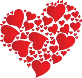 ❤️ 90f99c94 hati, cinta, merah, hari Valentine, romantis telegram sticker