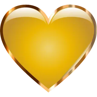 💛 de3b5c12 hati, cinta, emas, berkilau, romantis telegram sticker