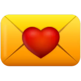 ❤ 6e04bce0 amour, email, coeur, lettre, romantique, message telegram sticker