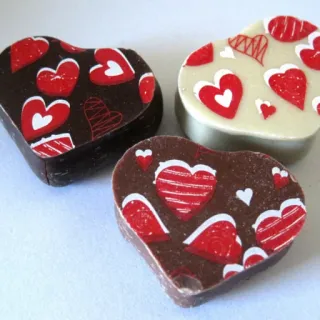❤ 954633e9 cœur, chocolat, Saint-Valentin, bonbon, dessert, amour, sucré, cadeau telegram sticker