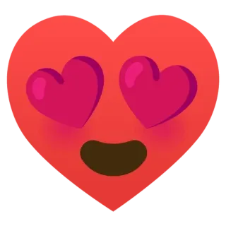 😍 adc84ee4 하트, 사랑, 이모티콘, 애정, 귀여운 telegram sticker