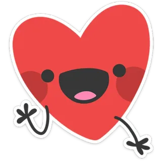❤️ c73a6306 heart, cartoon, cute, love, kawaii, valentine's day telegram sticker