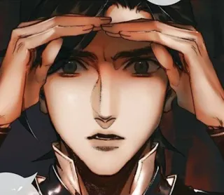 🧐 45281433 người, chân dung, anime, đàn ông telegram sticker