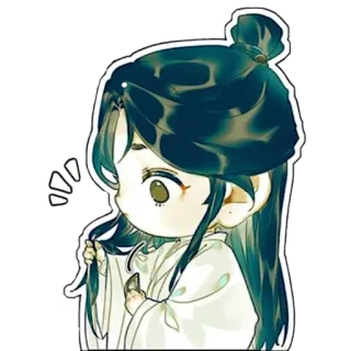 😌 abf3c6ac Chibi, Anime, Dễ thương, Hoạt hình telegram sticker