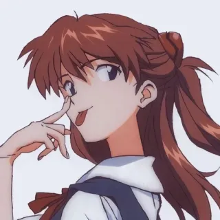 😋 f77fa642 Misato Katsuragi Neon Genesis Evangelion อนิเมะ, มิซาโตะ, อีวานเกเลียน, ตัวละคร, การ์ตูน telegram sticker