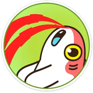 ⭐ a3a9a026 naklejka, kreskówka, potwór, słodki, zwierzę, ilustracja telegram sticker