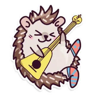 Hedgehog @artrarium telegram stickers